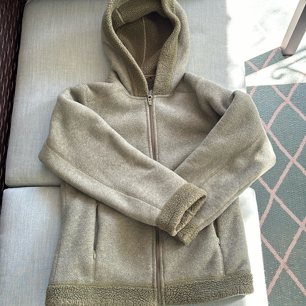 Warm cozy fleece jacket. Hardly worn, in excellent condition.
